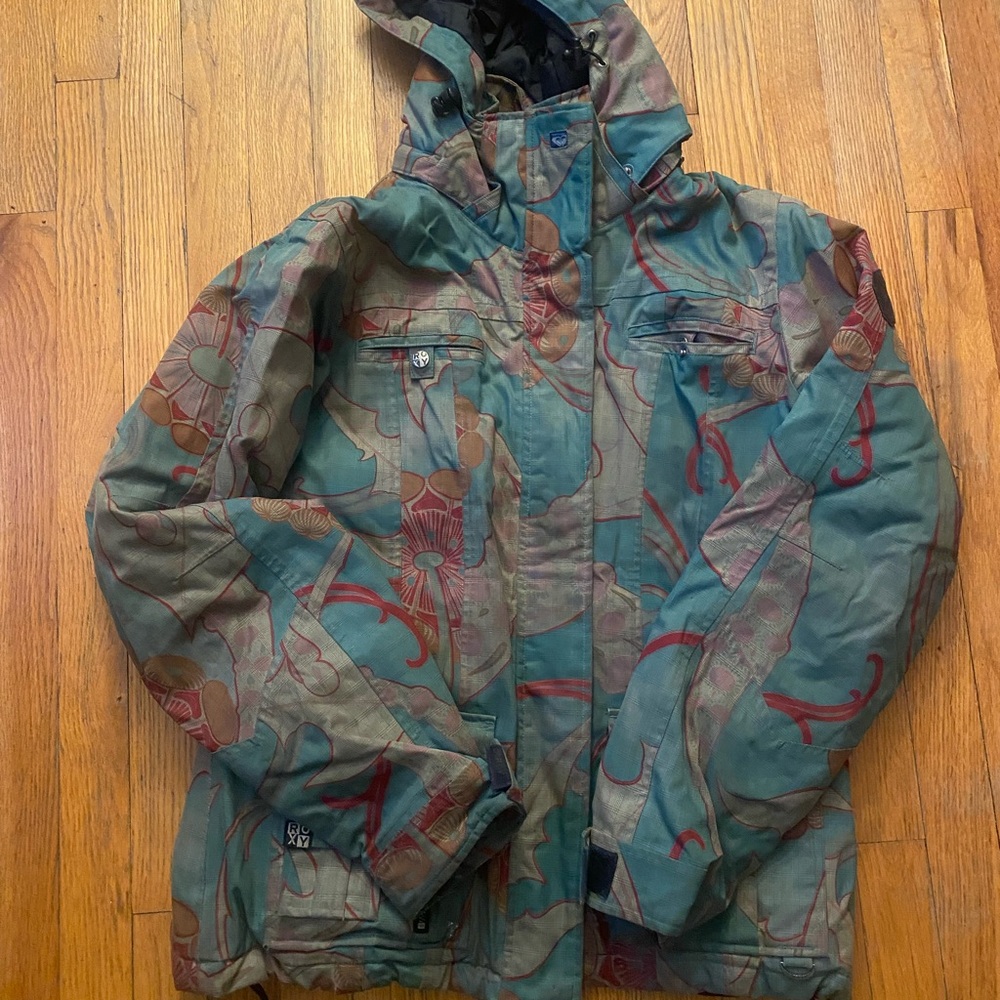 Roxy Black and Multicolor Jacket